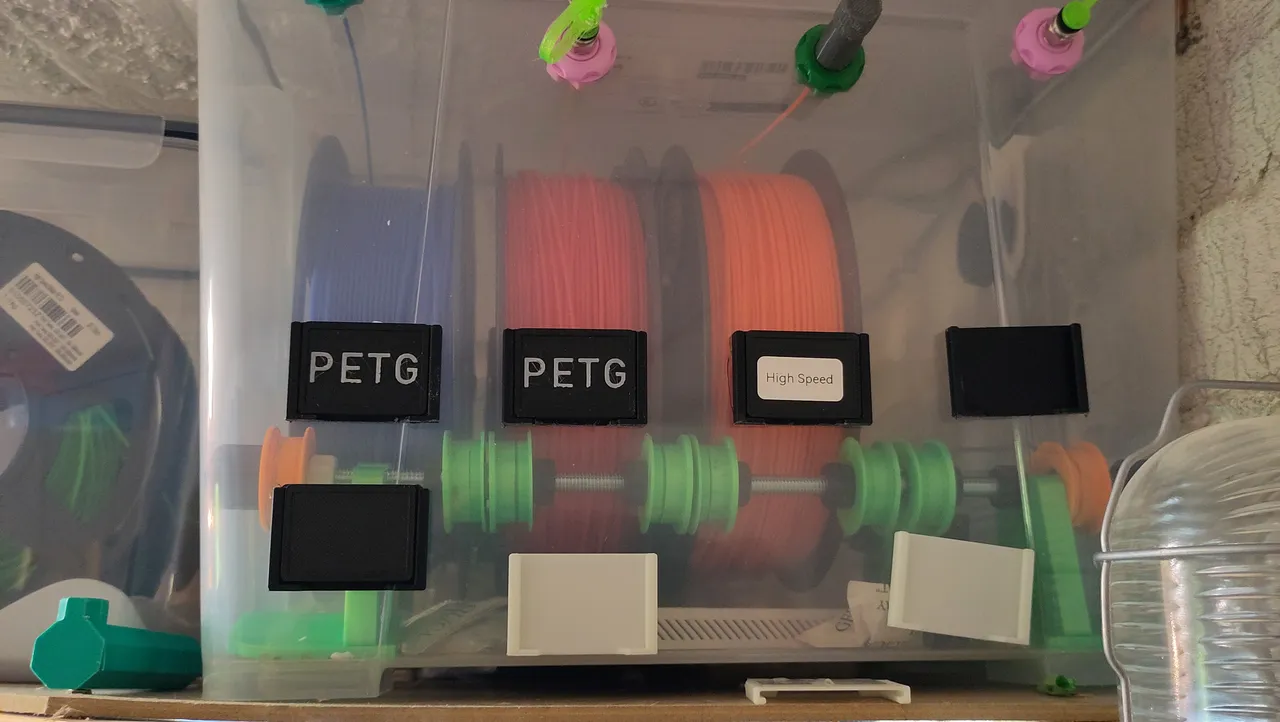 PETG Blau, Rot, Orange