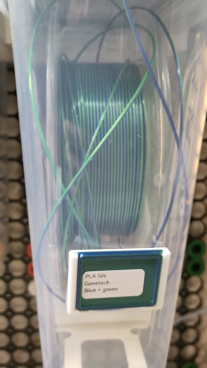 PLA Silk Blau + Grün