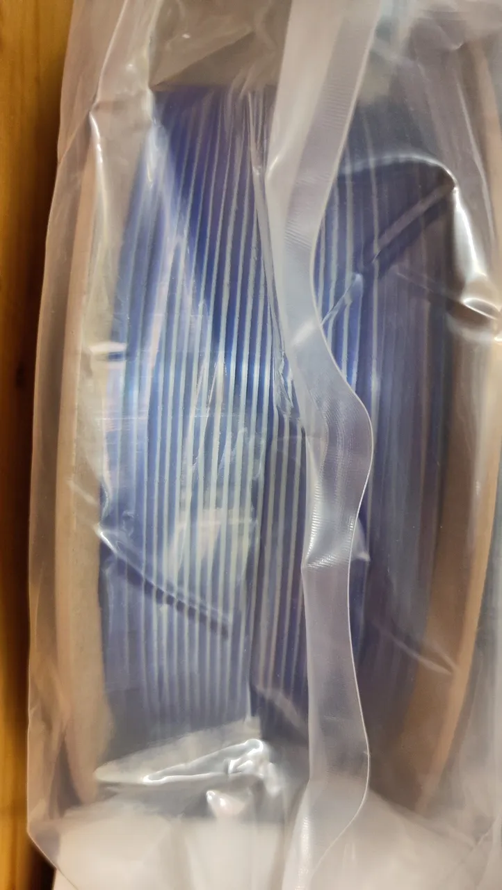 PLA Silk Blau + Silber