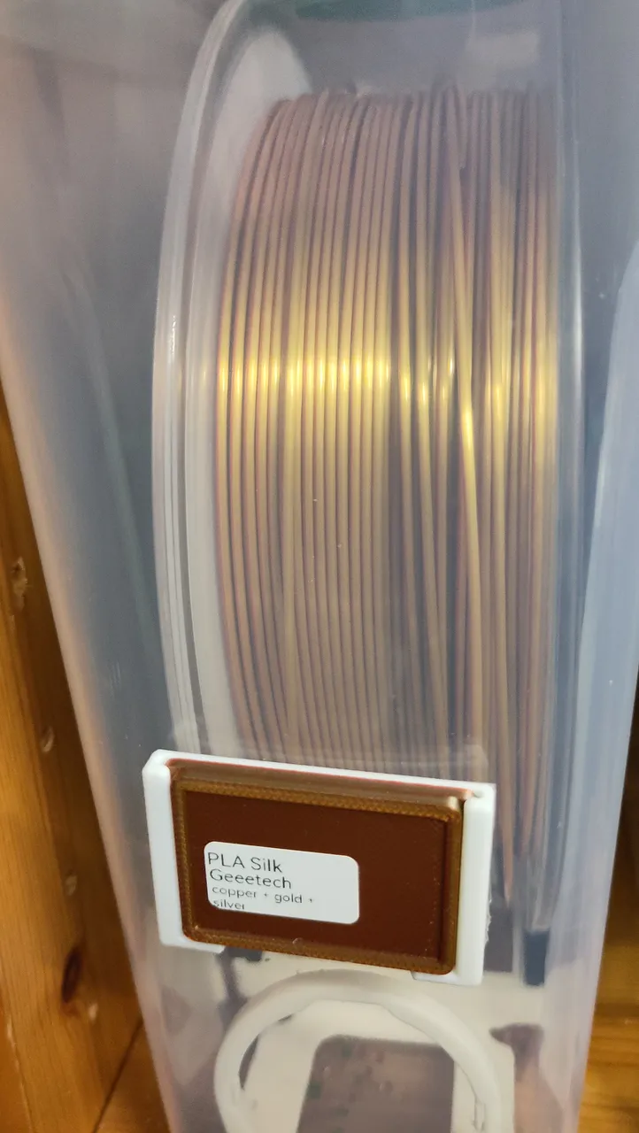 PLA Silk Kupfer, Gold + Silber