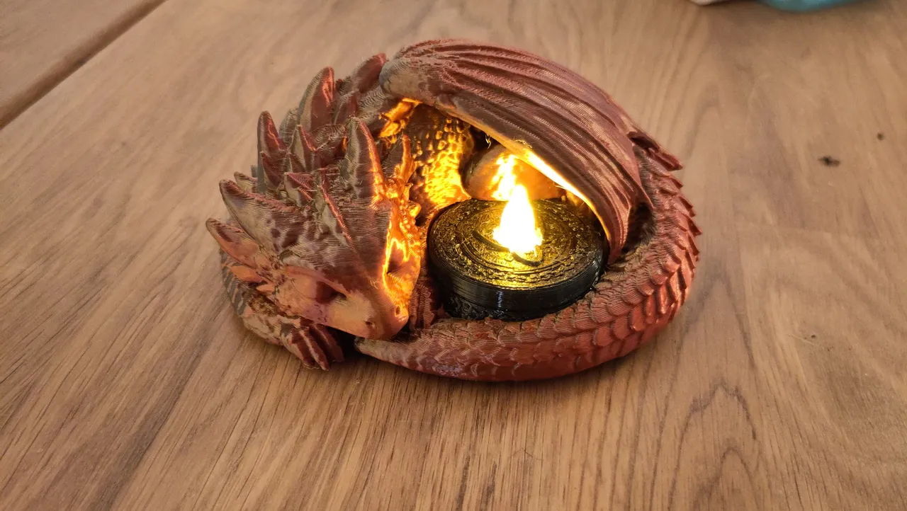 Sleeping Dragon Lamp