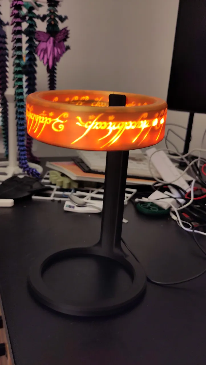 Herr der Ringe Lampe Detail