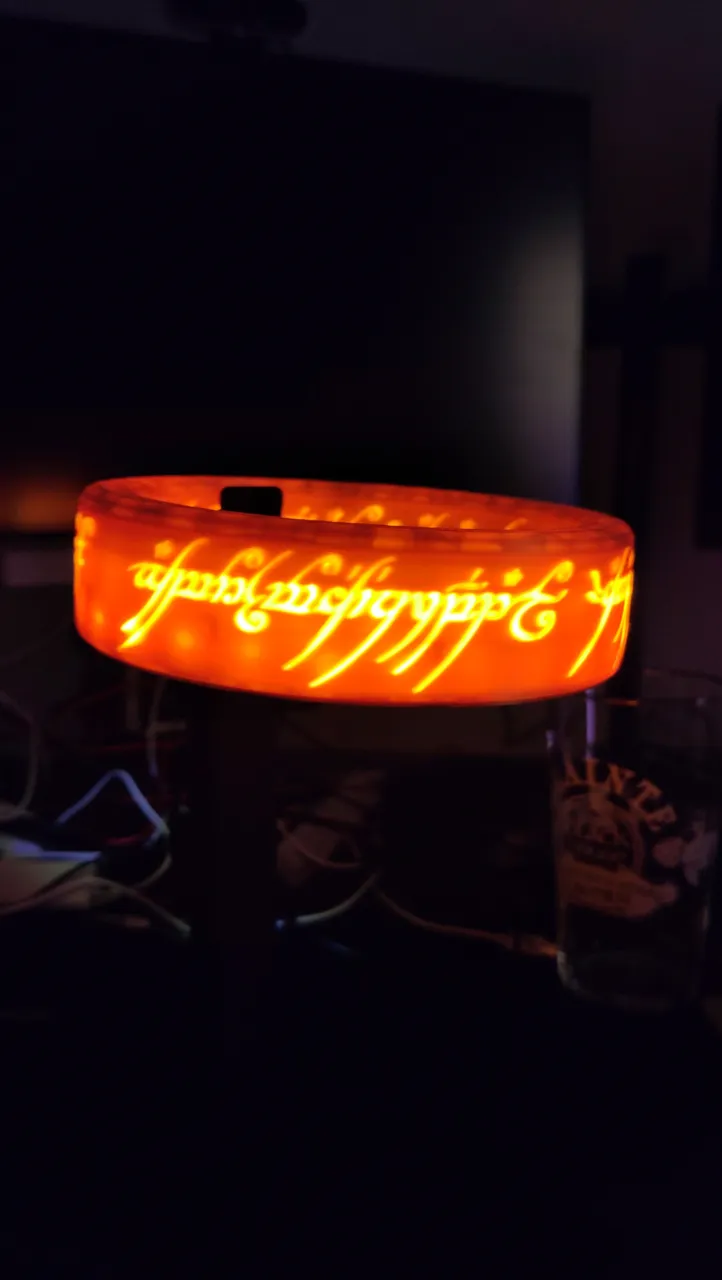 Herr der Ringe Lampe Detail