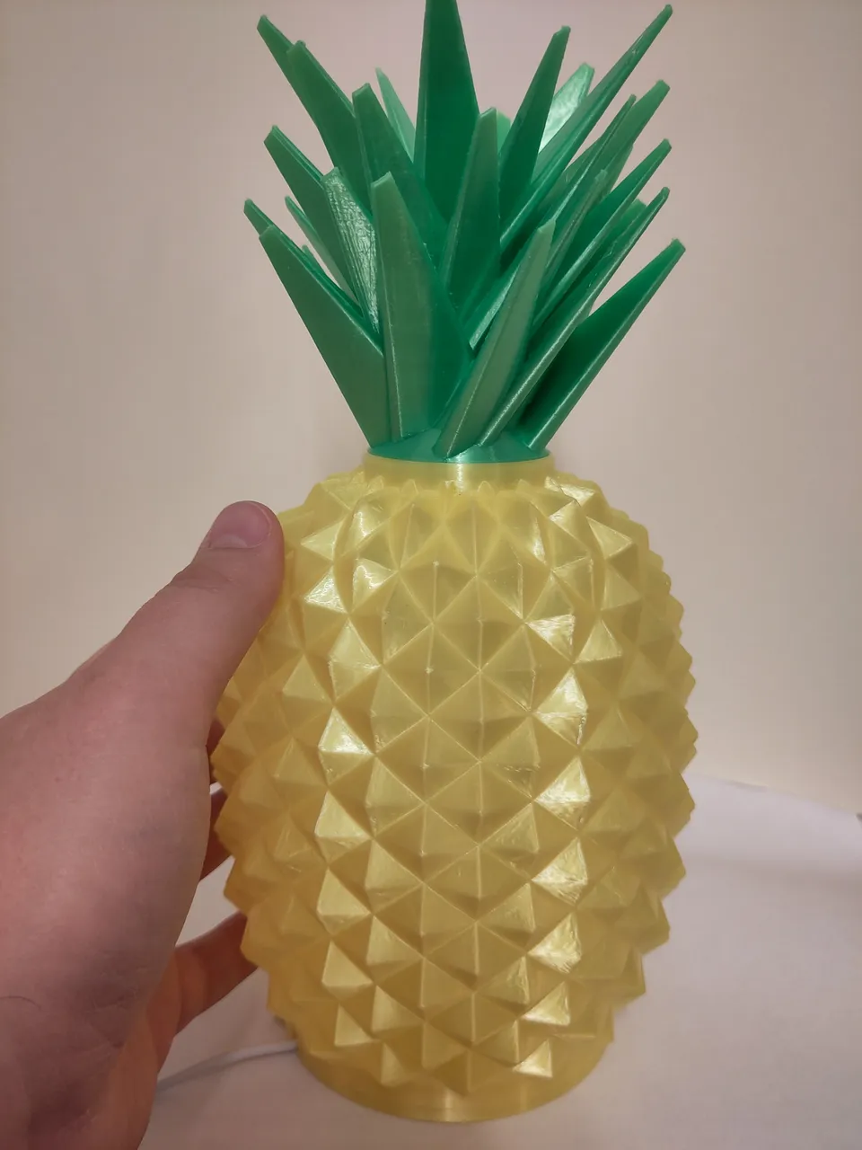 Ananas-Lampe Detail